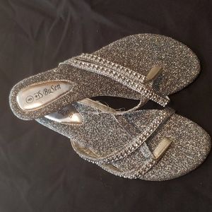 Glittery sandals